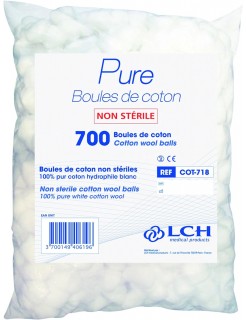 Coton boule (sachet de 700)