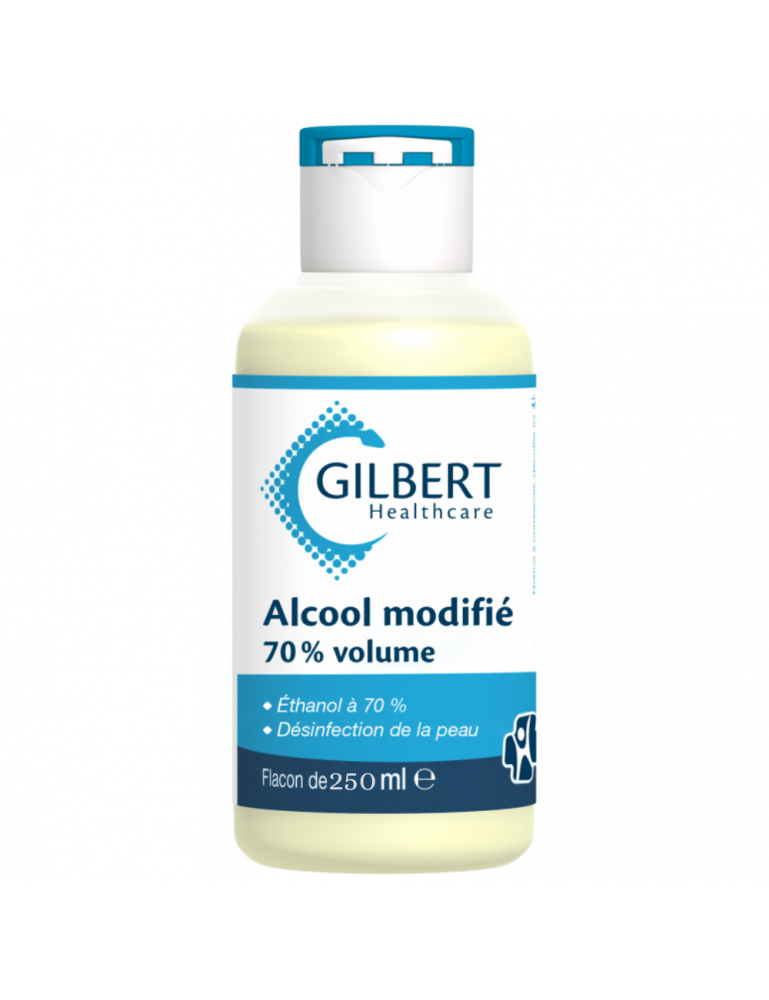 Alcool modifié 70° GILBERT flacon 250 ml