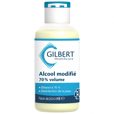 Alcool modifié 70° GILBERT flacon 250 ml