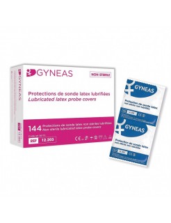 Protection de sonde lubrifiée latex Gynéas (Boîte de 144)