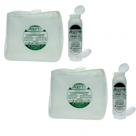 Lot de 2 - Gel Echographie Asept 5 litres