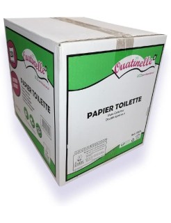 Papier hygiénique Ouatinelle plié 250 feuillets pure ouate 11x17 (carton de 36 paquets)